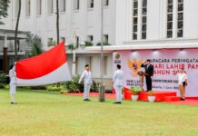 Keluarga Besar Kementerian Energi Dan Sumber Daya Mineral melaksanakan Apel Hari Lahir Pancasila 1 Juni